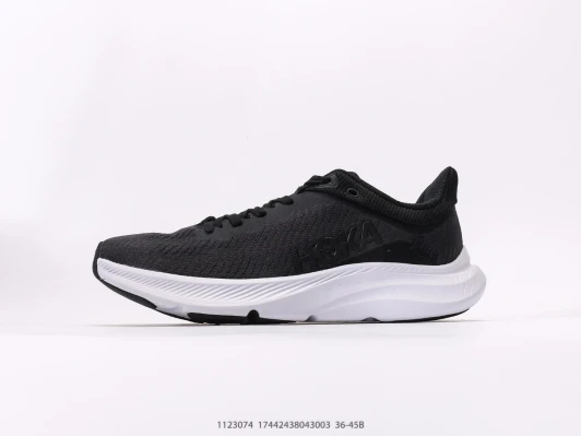 Hoka Running Shoes Black Mesh Lightweight 4