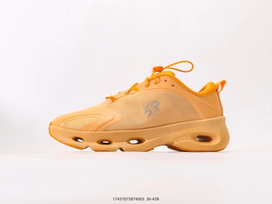 Loewe Running Shoes Orange Mesh Synthetic Lace-Up CV1363