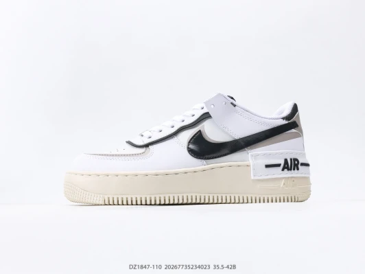 Nike Air Force 1 Shadow White Black Sneakers DM6868-016