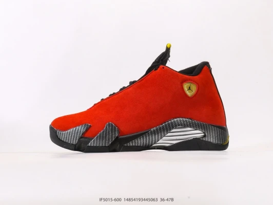 Jordan Suede Red Sneakers With Ferrari Logo IF5015-600