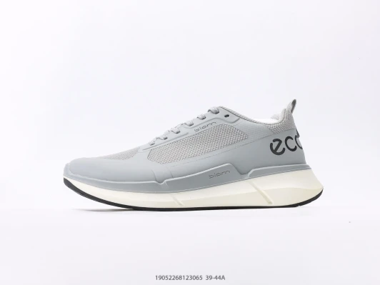 Ecco Athleisure Shoes Grey Synthetic Mesh Lightweight CI0919-100