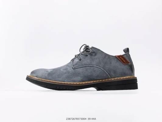Ecco Suede Derby Shoes Grey Leather Accent CU8591-001