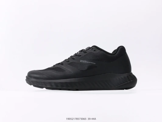 Ecco Running Shoes Black Mesh Synthetic DZ1847-106