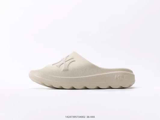 MLB Slides Beige Rubber Slip-On With Logo CI2969-0015