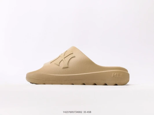 MLB Slides Tan Embossed Logo Eva BV0074-302