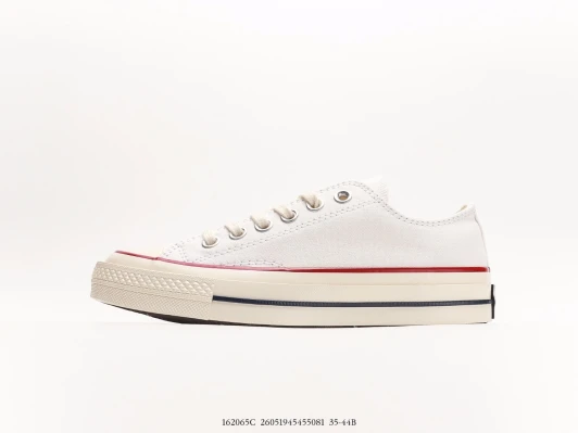 Converse Chuck Taylor All Star Low Top White Canvas Sneakers