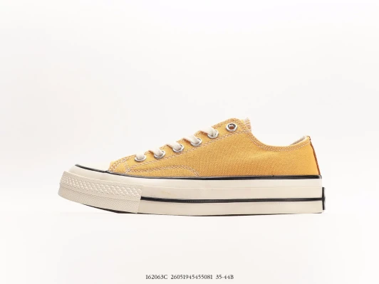 Converse Chuck Taylor All Star 70 Low Top Yellow Canvas Sneakers