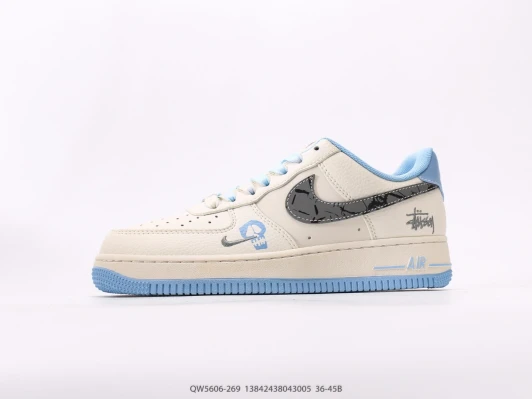 Nike Air Force 1 Low Off-White Leather Skull Logo QW5606-269