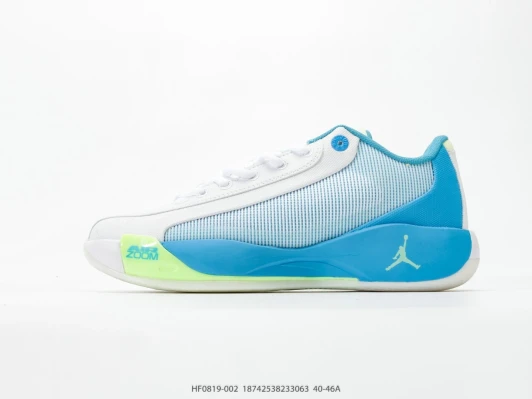 Jordan Sneakers White Blue Green Low Top HF0819-002