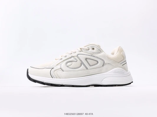 Dior Sneakers White Leather And Mesh Chunky Sole DM8968-101