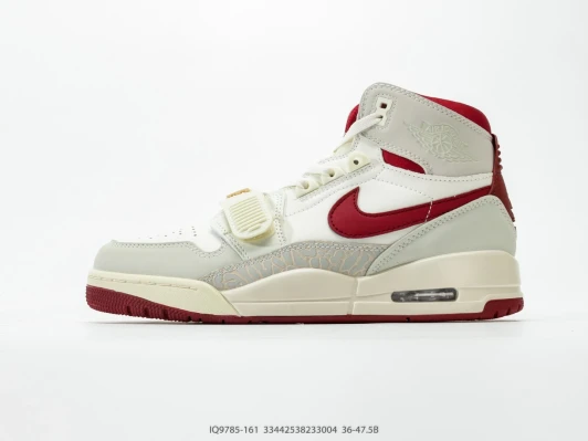 Jordan Air Jordan 1 Elevate High White Red Leather Sneakers IQ9785