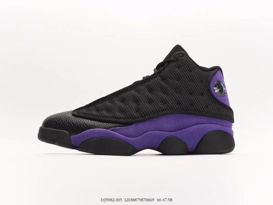Jordan Basketball Shoes Black Purple Suede Leather DJ5982