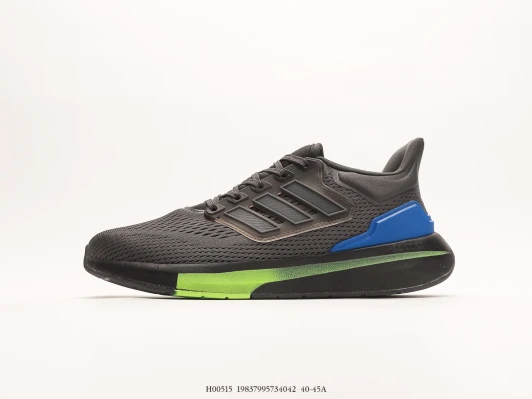 Adidas Running Shoes Grey Blue Green Mesh H00515