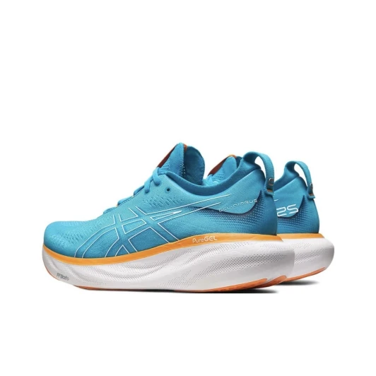Asics Running Shoes Blue White Orange Synthetic