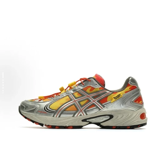 Asics Gel-Kayano 14 Silver Yellow Flame
