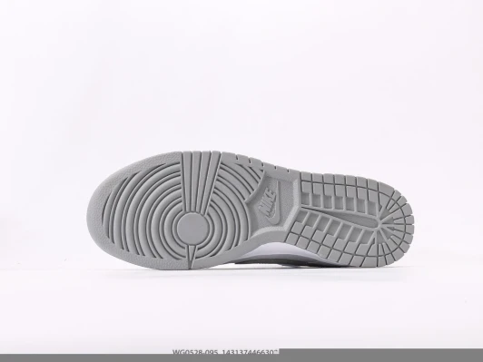 Nike Dunk Low White Grey Leather Sneakers WG0528-095