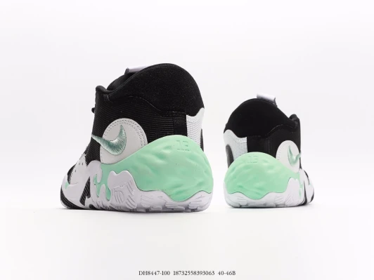 Nike Basketball Shoes Black Mint Green White DH8447-100