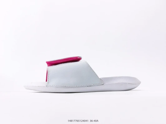 Jordan Slides Light Blue Pink Accent