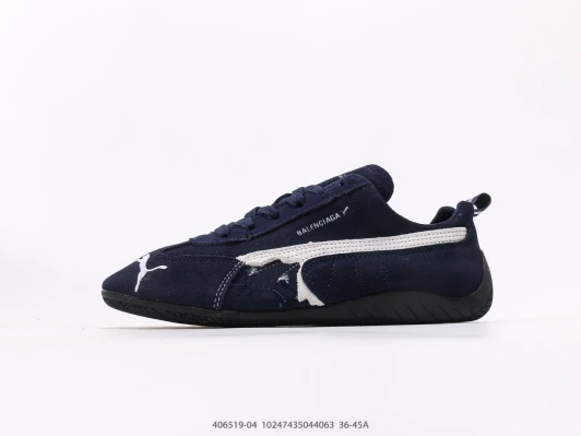 Puma Suede Low Top Sneakers Navy White
