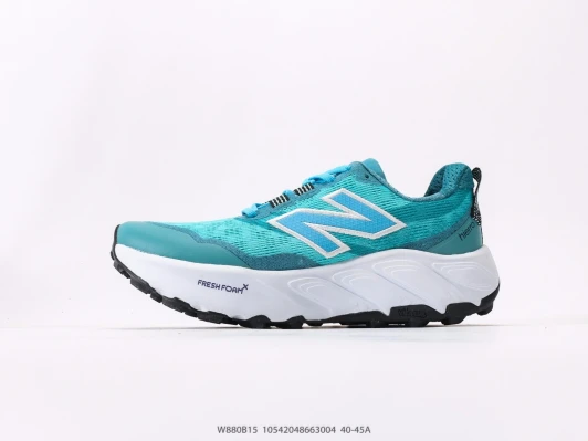 New Balance Running Shoes Teal White Mesh Synthetic
