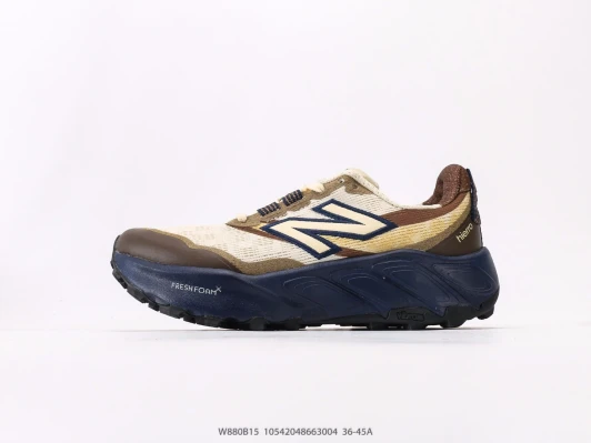 New Balance Trail Running Shoes Beige Navy Brown W880B15