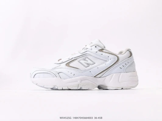 New Balance Sneakers White Leather And Mesh WX452SG