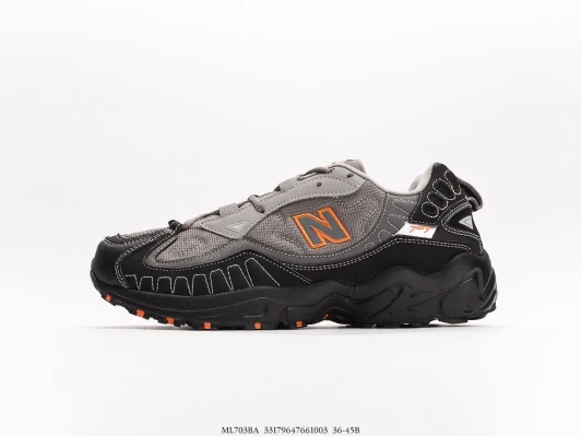 New Balance Trail Running Shoes Grey Orange Black ML703BA