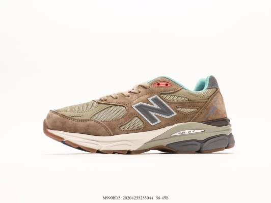 New Balance Sneakers Brown Suede Mesh ENCAP M990BD3