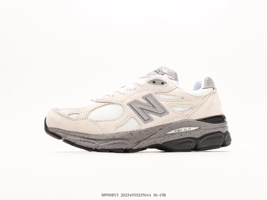 New Balance Running Shoes Grey Suede Mesh ENCAP M990BY3