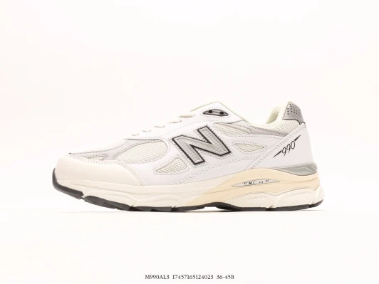 New Balance Sneakers White Leather Mesh ENCAP M990AL3