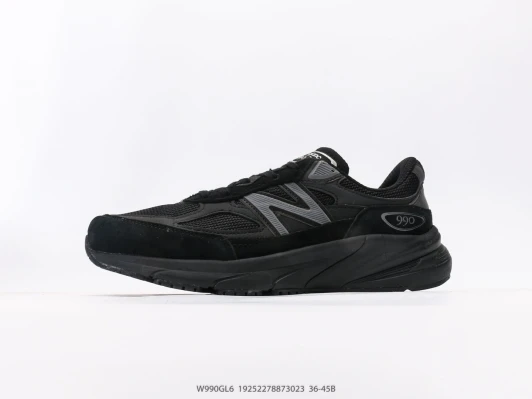 New Balance 990 V6 Suede Mesh Black Running Shoes