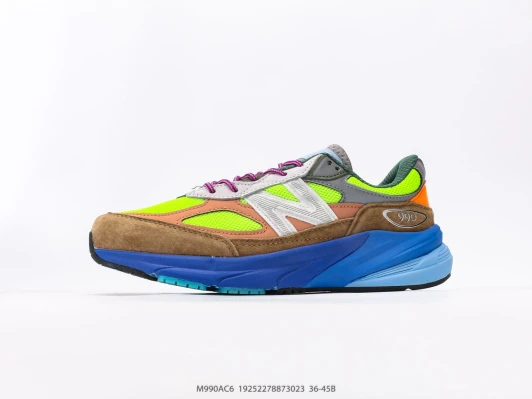 New Balance Sneakers Multi-Color Suede Mesh M990AC6