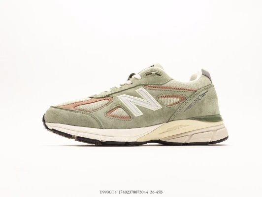 New Balance 990v4 Suede Sneakers Sage Green