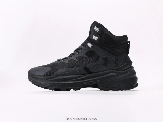 Under Armour Hiking Boots Black Synthetic Textured Tread DJ0950-107