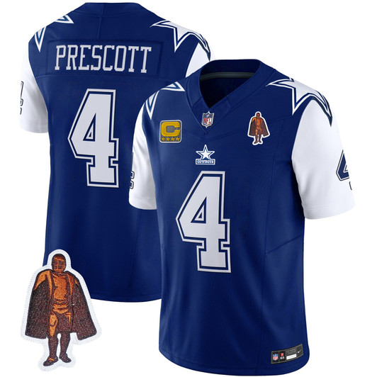 [FULLY STITCHED] Dallas Cowboys Throwback Style 2 Limited Football Jersey 