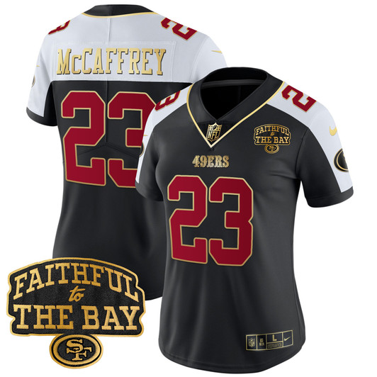 [FULLY STITCHED] San Francisco 49ers Faithful To The Bay Patch Style 2 Limited Football Jersey 