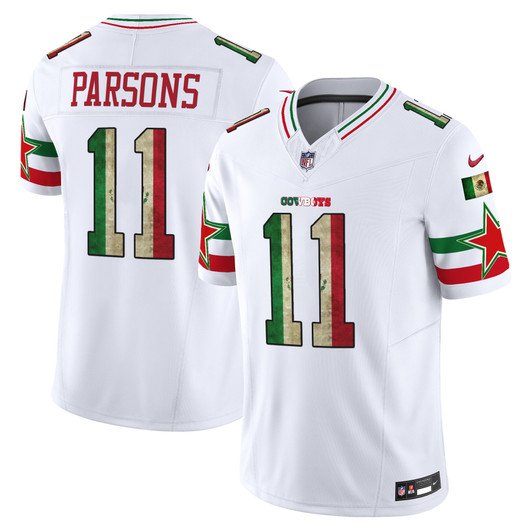 [FULLY STITCHED] Dallas Cowboys Mexico Style 3 Limited Football Jersey 
