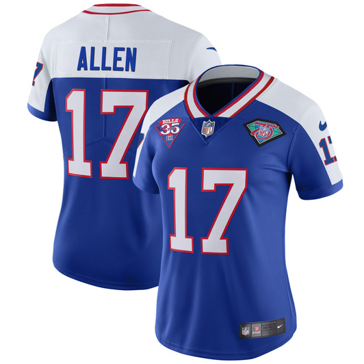 [FULLY STITCHED] Buffalo Bills 1994 Throwback Style 2 Limited Football Jersey 