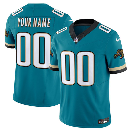 [FULLY STITCHED] Jacksonville Jaguars Throwback Limited Football Jersey 