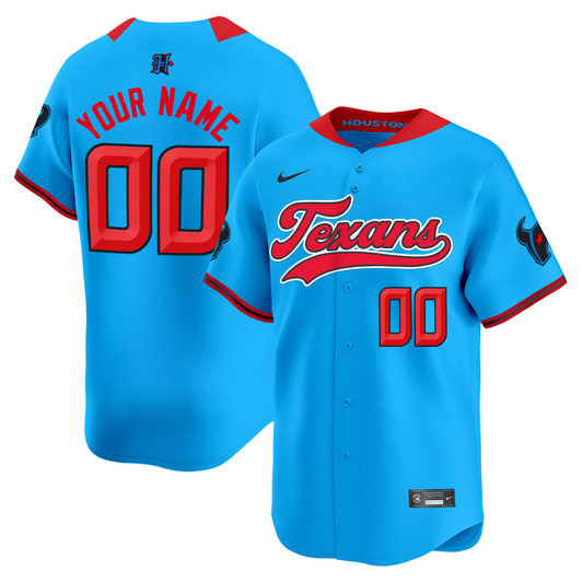 [FULLY STITCHED] Houston Texans 2024 Style 5 Limited Football Jersey 