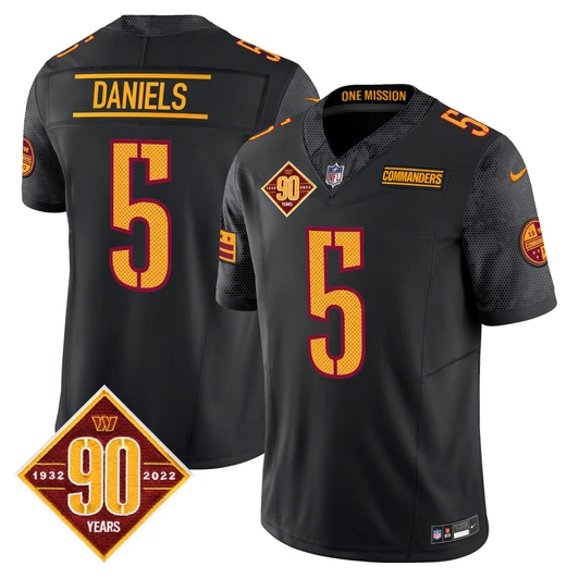 [FULLY STITCHED] Washington Commanders 90th Anniversary Limited Football Jersey 