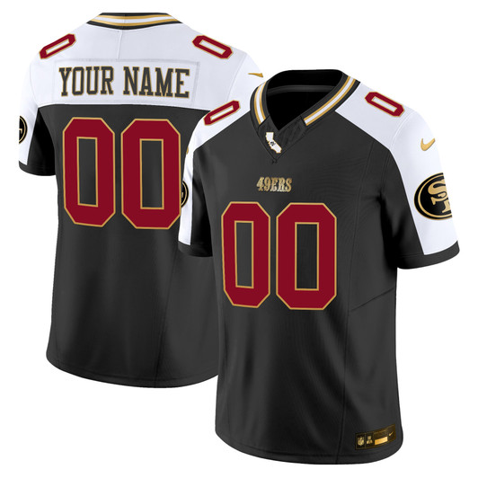 [FULLY STITCHED] San Francisco 49ers 2024 Gold Limited Football Jersey 