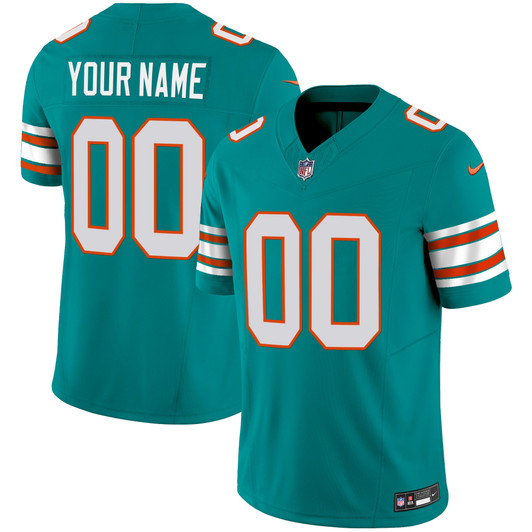 [FULLY STITCHED] Miami Dolphins Style 6 Limited Football Jersey 