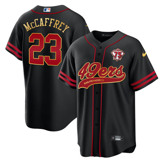 [FULLY STITCHED] San Francisco 49ers Gold Style 3 Limited Football Jersey 