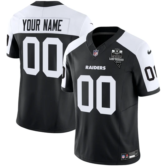[FULLY STITCHED] Las Vegas Raiders Style 2 Limited Football Jersey 