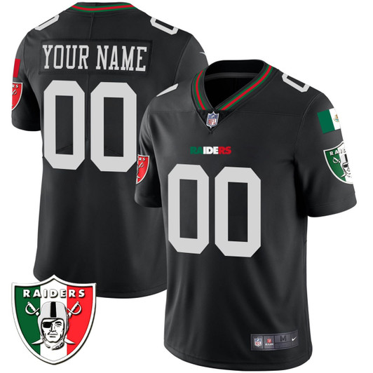 [FULLY STITCHED] Las Vegas Raiders Mexico Limited Football Jersey 
