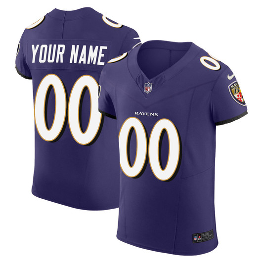 [FULLY STITCHED] Baltimore Ravens Style 2 Limited Football Jersey 