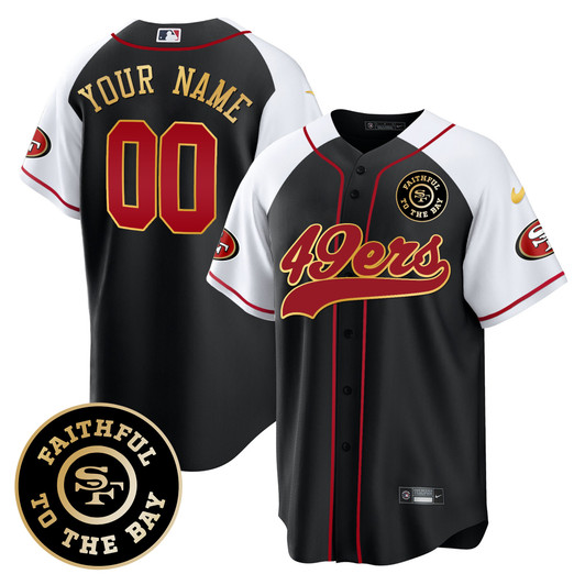[FULLY STITCHED] San Francisco 49ers Faithful To The Bay Patch Style 18 Limited Football Jersey 