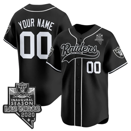 [FULLY STITCHED] Las Vegas Raiders Style 4 Limited Football Jersey 