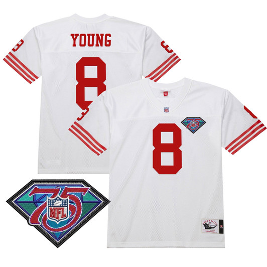 [FULLY STITCHED] San Francisco 49ers Throwback Style 2 Limited Football Jersey 